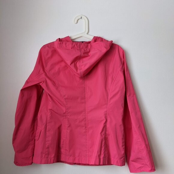 Pink Raincoat Betty Barclay Size Medium M 6 - Picture 2 of 4